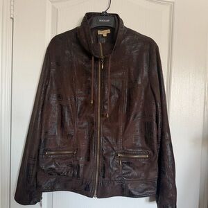 Kerrybrooke Rich Brown Patterned Jacket